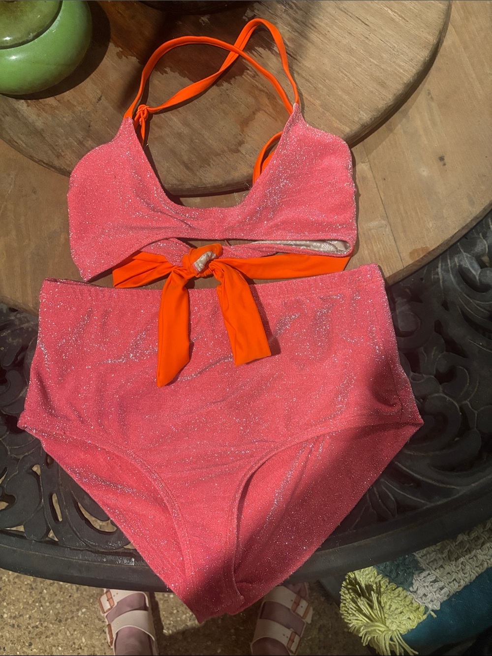 Sparkle High-Waist Bikini Free People